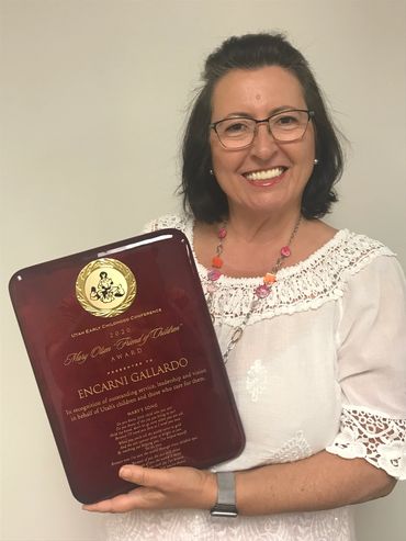 2020 Mary Olsen "Friend of Children" Award Recipient Encarni Gallardo