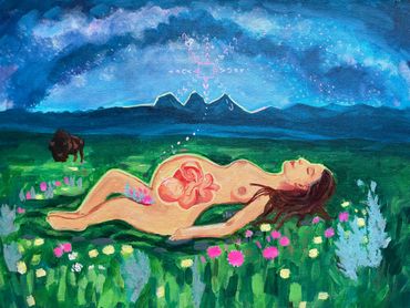 "ahcahkosak" Acrylic, 2024