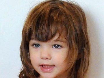 Little girl haircut ideas with bangs and frame the face. Kids salon near me in WI