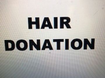 Hair Salon near me that donates hair to "Cuts with a Cause or "Locks of Love hair donation. 8" long