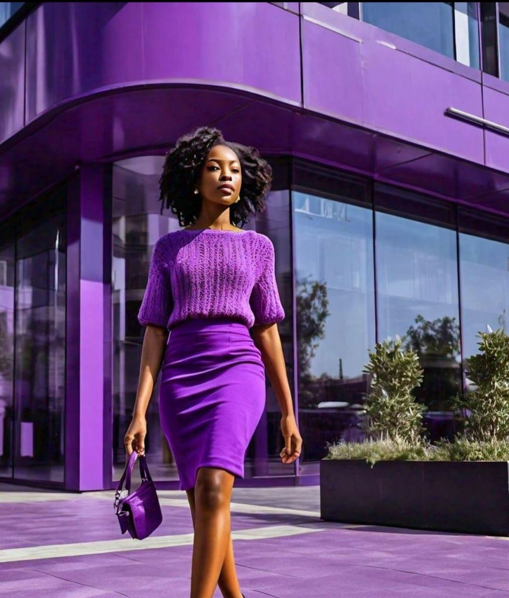 Haiying Snider Purple Outfit