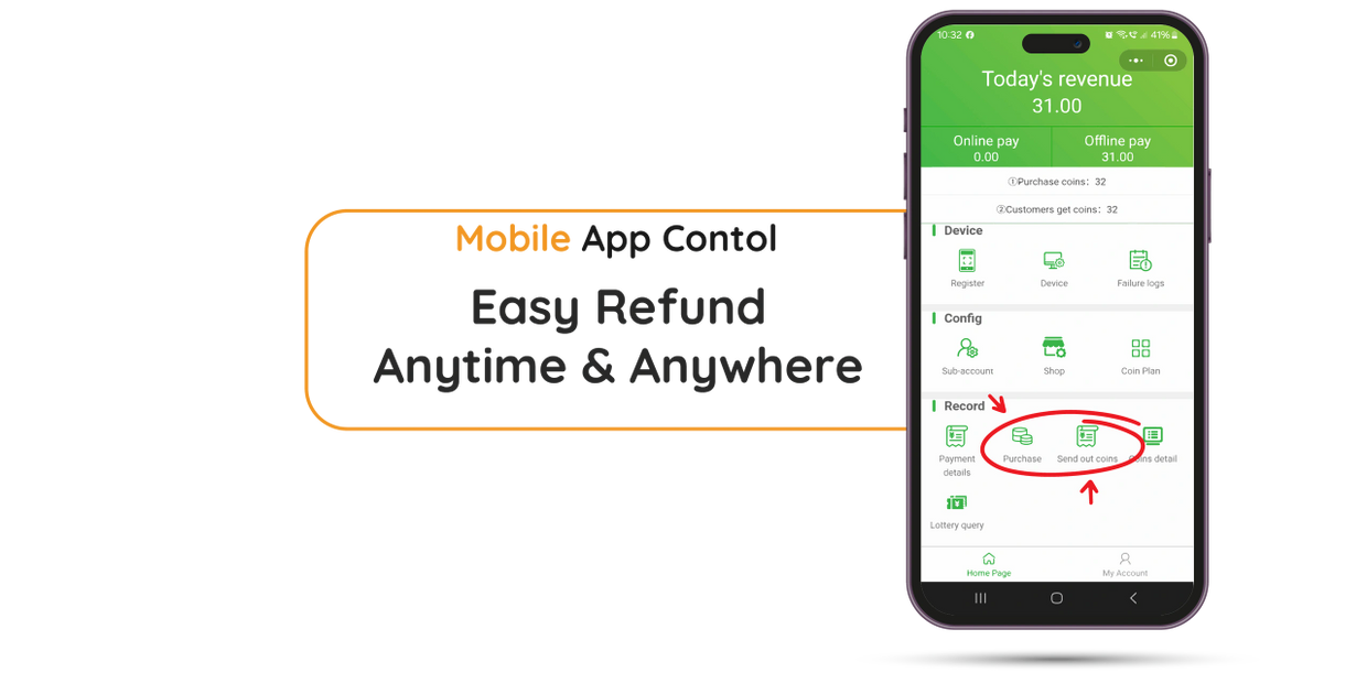 Smart Coin Changer Easy Refund Anytime and Anywhere