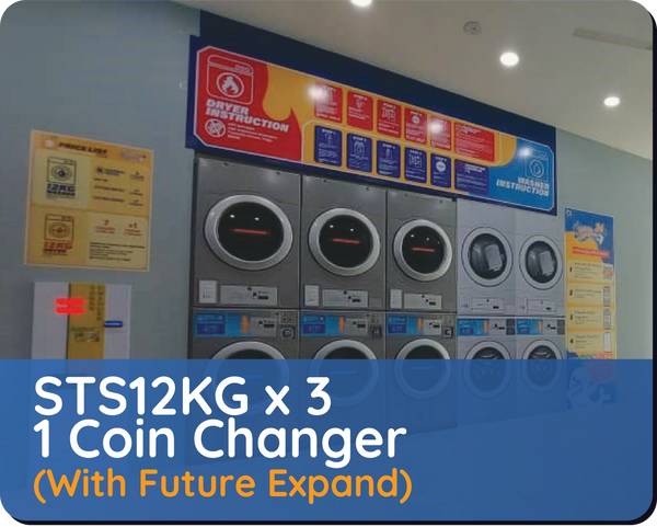 STS12KGx3 and 1 Coin changer with Future expand Package