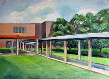 Oil painting “Architecturalscape”