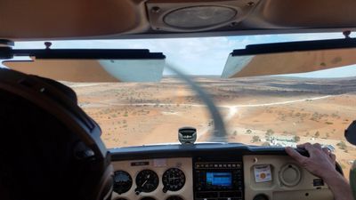 On final into Cameron Corner