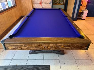 New purple felt accompanied by fresh U-23 rubbers.