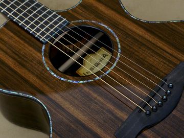 Brazilian Rosewood and Sinker Redwood Soundboard.