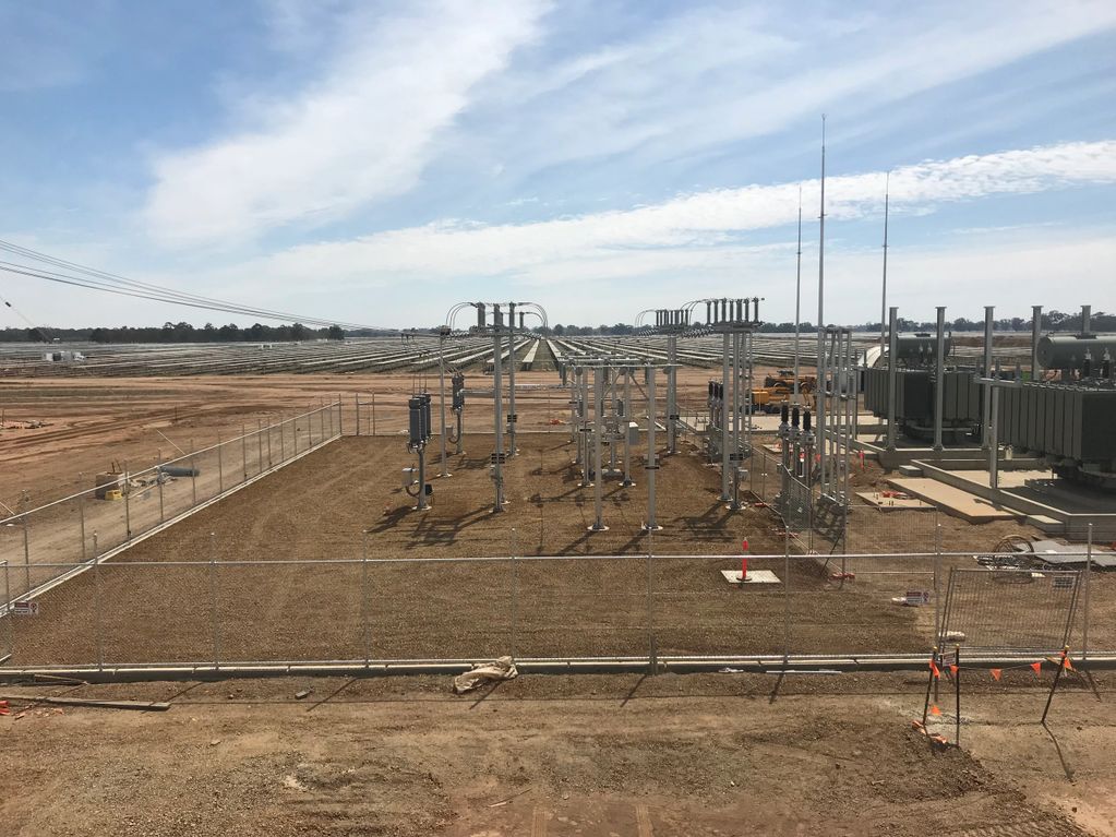 66kV Switching Station at Ganawarra Solar Farm - Victoria