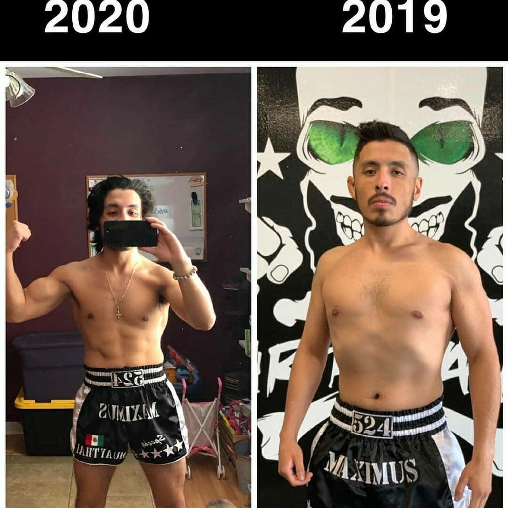 Speedy, a Maximus Muay Thai Fighter uses Clean Eats Kitchen Meal Prep for his Transformation @cuev22