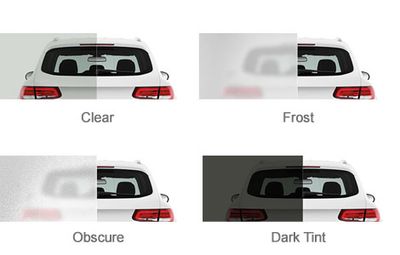 TEMPERED GLASS garage door Clear