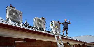 Multi head split system installation with VEU rebate