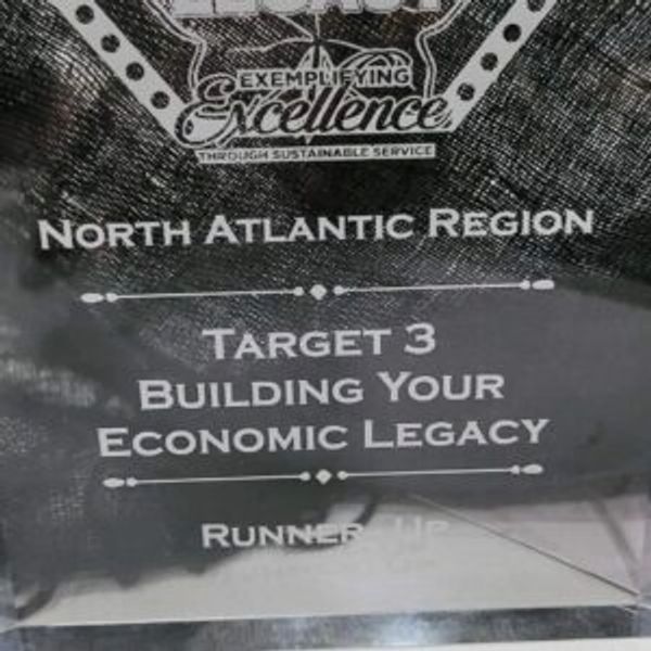 2021 Small Chapter Runner Up Award Winner, Building Your Economic Legacy