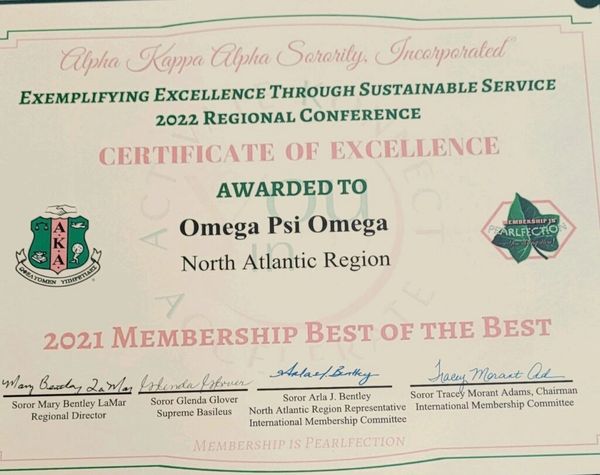 2021 Certificate of Excellence-Membership Award Winner