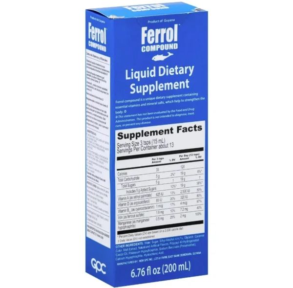 Liquid Dietary Supplement