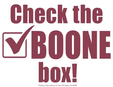 Check the Boone box!