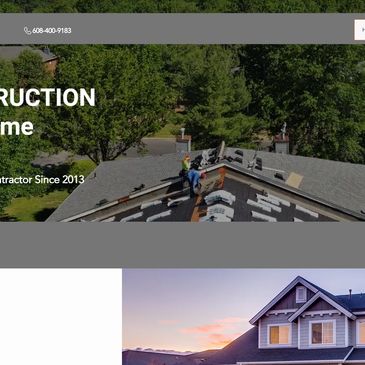 HRM Construction homepage 