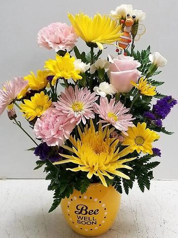 Fun Bee Well floral bouquet