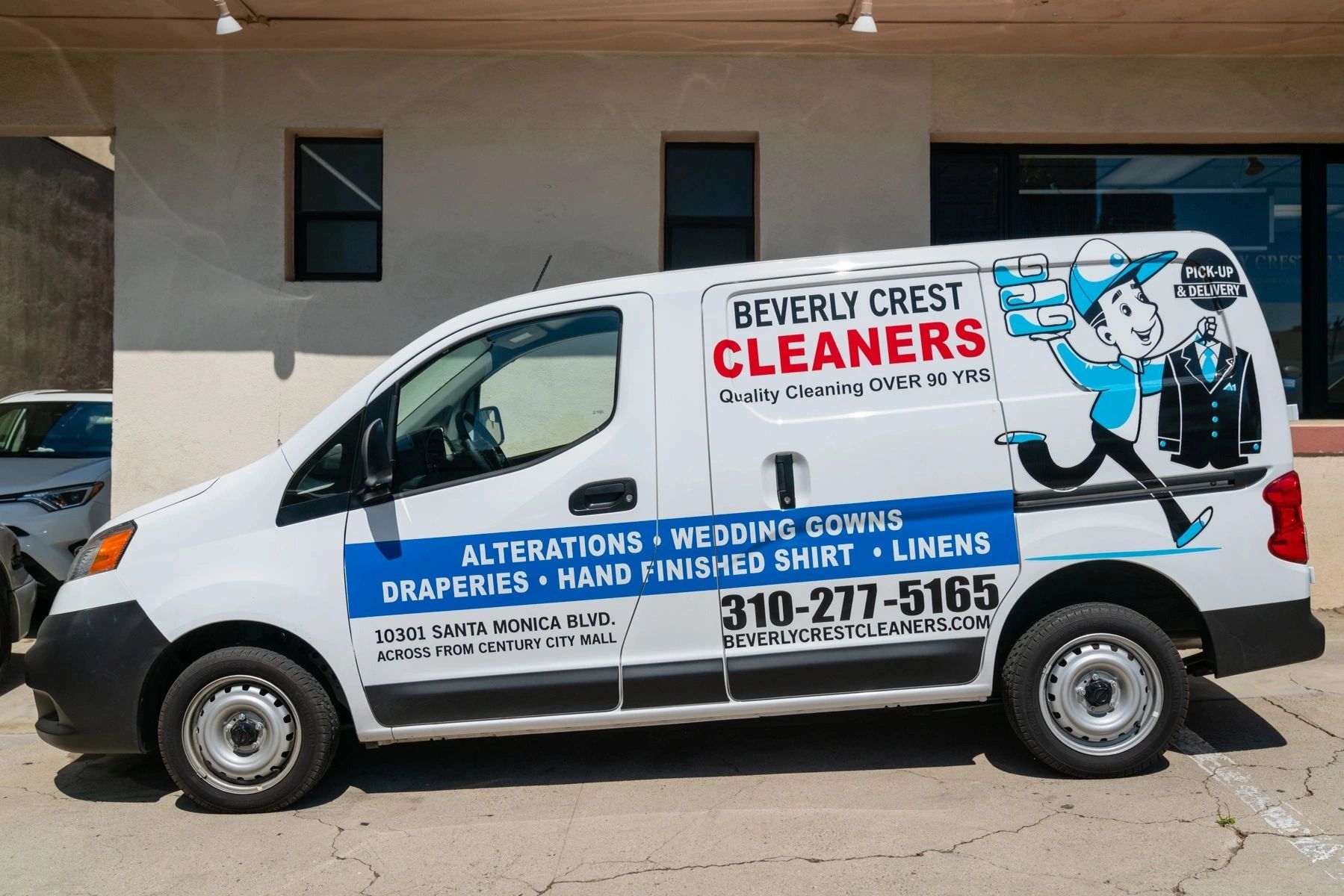 Beverly crest cleaners van
