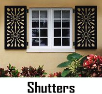 Maintenance Free Custom designed Window Shutters, Grills and Screens, Made in USA by CHIC SETTER