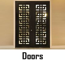 Chic Setter, Carved Door Covers & Grills for Entry Doors, Glass & Mirrored Closet or Shower Doors