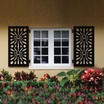 CHIC SETTER Window Shutters,  High Impact, Mold & Mildew Resistant, Never Needs Painting,