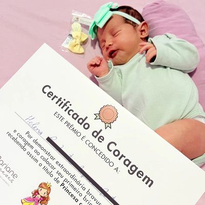 Furo humanizado em Fortaleza. Primeiro furo do bebê em Fortaleza. Primeiro brinco em Fortaleza.