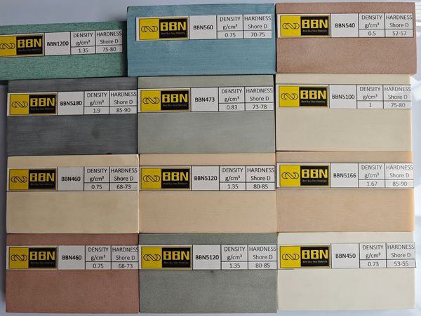 BBN polyurethane/PU modelling and tooling boards