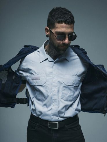 Jay male dancer entertaining crowd at South Coast NSW event