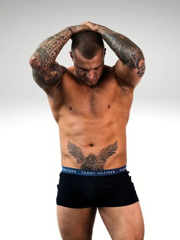 Professional male stripper Max at private event in Kiama