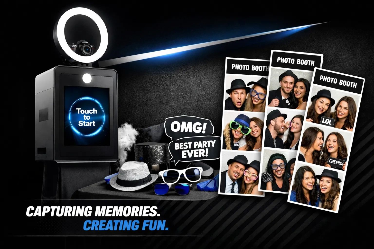 Capture memories with photo booth