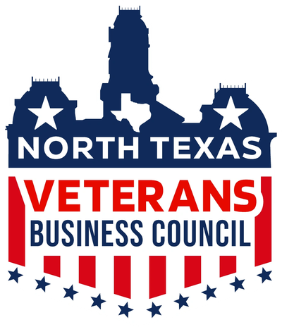 North Texas Veterans Business Council logo with patriotic design.