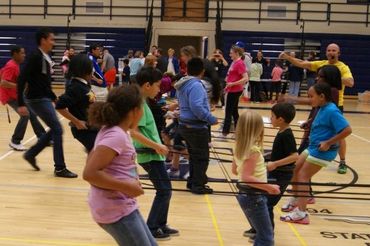 Denver fitness Bungee Bootcamp with kids