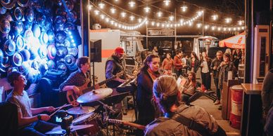 Enjoy live music and events at 11th Street Station.