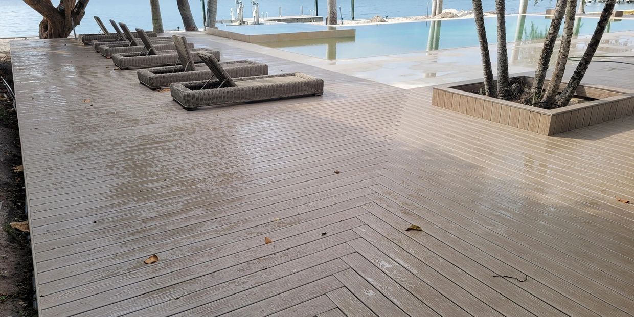 MoistureShield deck built for Adriana Lima