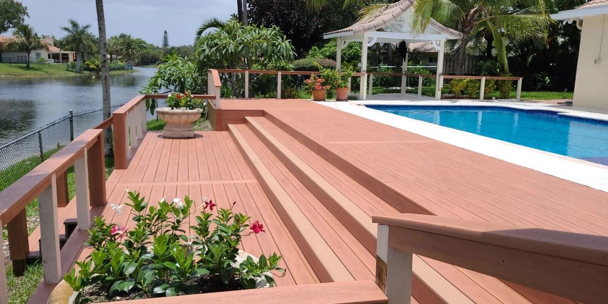 TanDeck deck installed by Boca Raton Deck Builder