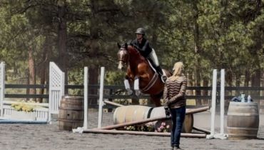 Venessa Kattus Riding with Hope Glynn