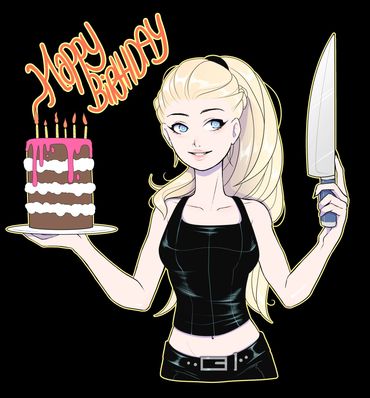 A birthday gift from misskatmilo an aritst on cara = )