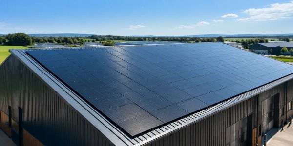 Installation photovoltaïque sur hangar agricole