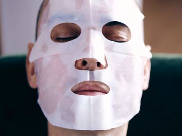 Facial masque de collagène et acide hyaluronique 