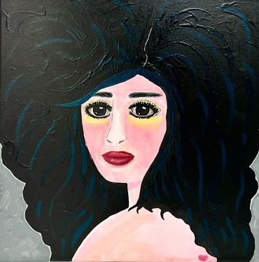 “Wonder Woman” acrylic on canvas