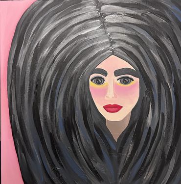 “Emerging” acrylic on canvas