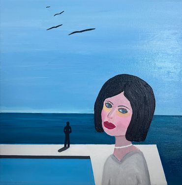 “Flight” acrylic on canvas