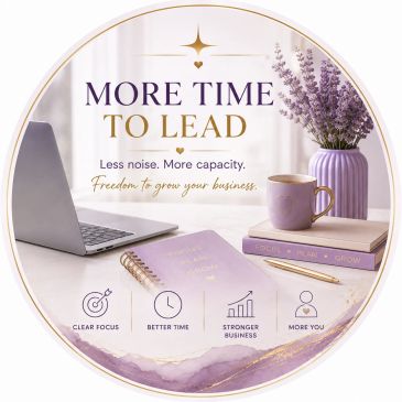 Workspace promoting leadership and business growth.