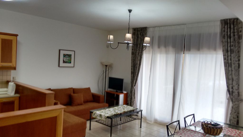 LIving area of the Gaia Suite