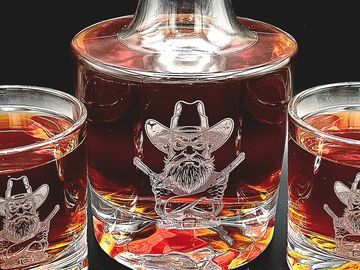 Engrave custom picture or messages on keepsakes.