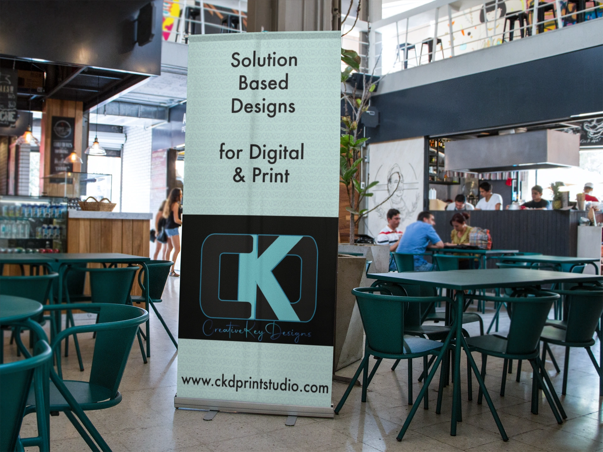 Sample retractable banner