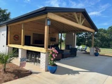 pool house metal roofing metal siding clubhouse