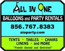 All in One Balloons and Party Rentals