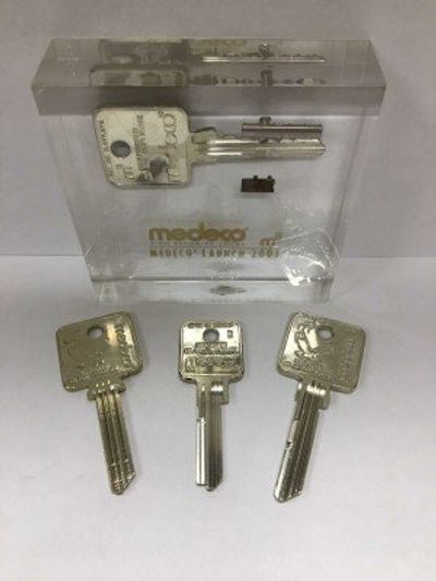 Medeco restricted key system's prohibit duplication, to be done authorized personnel only.