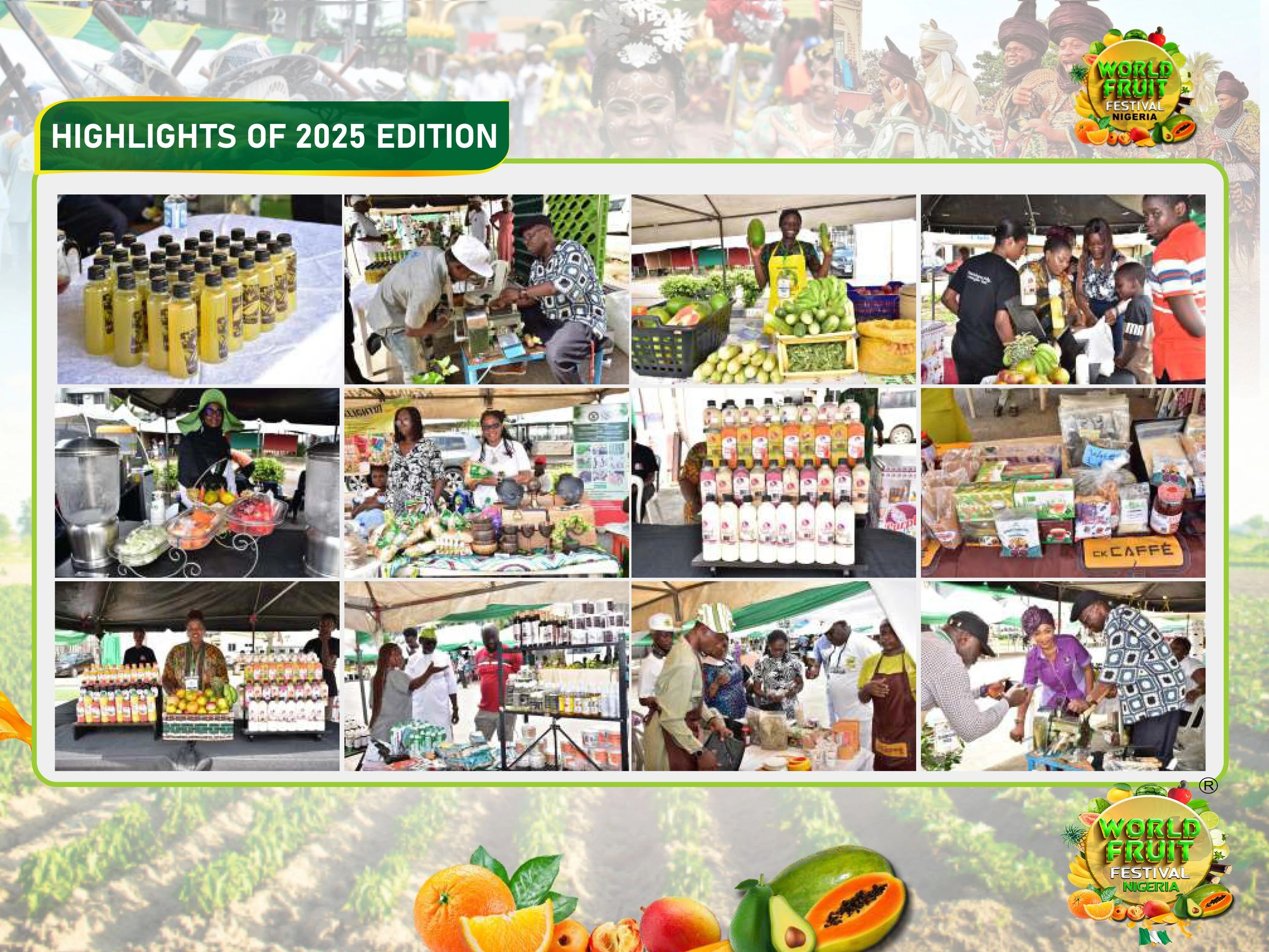 Highlights of the 2025 World Fruit Festival Nigeria edition.
